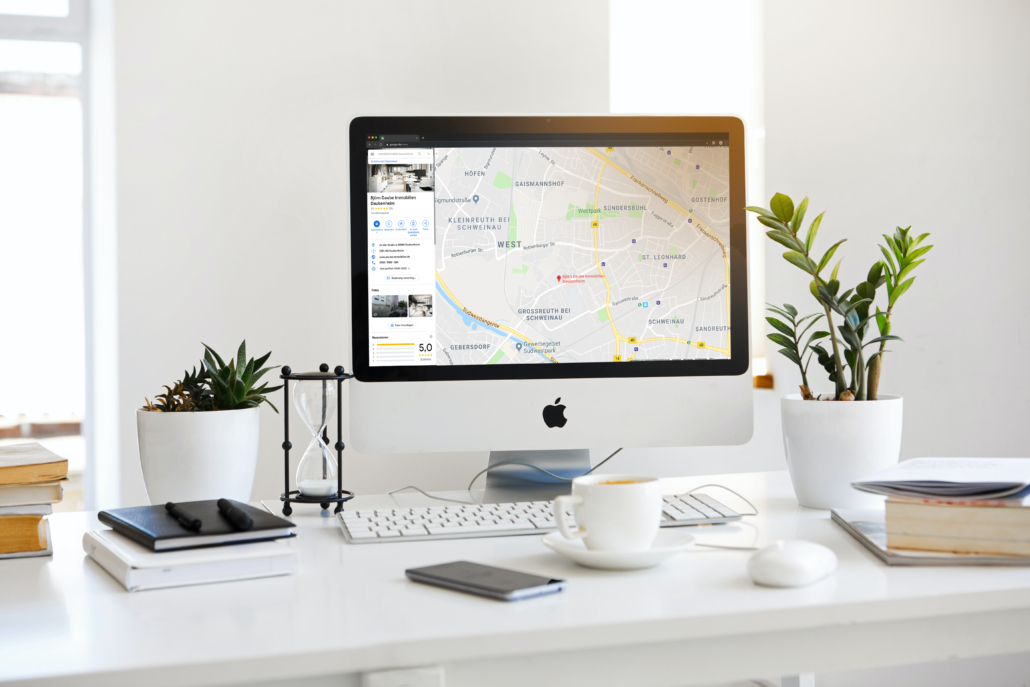 Laptop GoogleMyBusiness