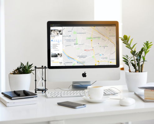 Laptop GoogleMyBusiness