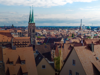 Blick über Nürnberg