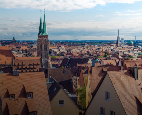 Blick über Nürnberg
