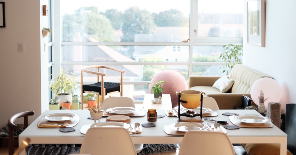 Gedeckter Tisch