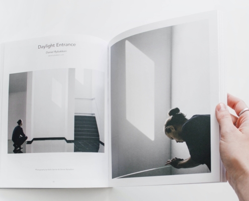 Magazin aufgeschlagen